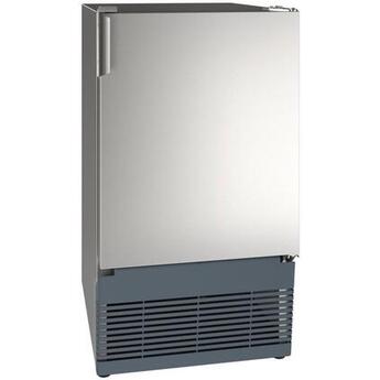 U-Line UMCR015SS02A Marine Series 15 Inch Freestanding and Built-In Ice Maker
